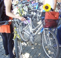 A Roma biciclette a noleggio con il bike sharing, il nuovo servizio di biciclette condivise