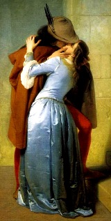 Alle Scuderie del Castello Visconteo di Pavia la mostra d’ arte Il Bacio tra Romanticismo e Novecento. Dal 14 Febbraio al 2 Giugno 2009