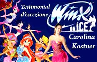 Pattinaggio sul ghiaccio Winx On Ice con Carolina Kostner. Date Spettacoli a Padova, Napoli, Roma, Catania, Torino